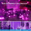 Clear Christmas Lights Set 100 Count 39 Feet LED Mini String Lights for Indoor Christmas Tree Garland Birthday Wedding Party Festival Decoration view 3