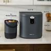 Food Cycler Eco 5 Award-Winning Kitchen Food Recycler | Indoor Composter Bin Alternative | Electric Countertop Food Disposer with Odorless 5L Indoor Food Waste Bin for Easy Waste Management | Grey view 3