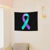 Qauirfe Purple Suicide Awareness Tapestry 29x37in Wall Hanging For Bedroom Aesthetic view 4