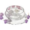 6 pcs 7" Wide Clear Floating Candle Glass Vase Bowls for Wedding Party Birthday Centerpieces Home Decorations Supplies view 1
