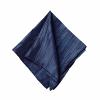 5 Navy Blue Crinkle Accordion Taffeta Dinner Table Napkins Wedding Party Events Reception Catering Decorations Supplies view 1