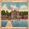 10 x 14 METAL SIGN - Michigan Postcard - Belle Island Bathing Beach, Detroit, Mich. - Vintage Rusty Look view 1