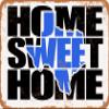 10 x 14 METAL SIGN - Home Sweet Home Texas Blue - Vintage Rusty Look view 1