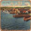 10 x 14 METAL SIGN - Maine Postcard - Iron Works, Bath, Maine - Vintage Rusty Look view 1