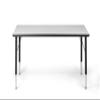 Chair and Table Set for Schools - Table About 24 x 48 inch (60 x 120cm) - Height Adjustable Legs -Spray Edges - and 4 Premium Classroom Chairs - for Commercial Spaces view 2