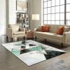 RAKUTE Luxury Marble Triangle Geometric Kids Rugs, Minimalist Modern Bedroom Rug, with Non-Slip Rubber Backing for Decor Teen Boys Room Floor Lounge Nursery, 2ft x 3ft view 3