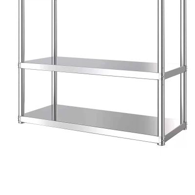 DMCHENGMA Kitchen Shelf Ceiling Shelf Bracket Stainless Steel 304 Large Plate Rack Pot Holder Dinning Room Kitchen Storage Racks (Size : 90x35x80cm)