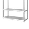 DMCHENGMA Kitchen Shelf Ceiling Shelf Bracket Stainless Steel 304 Large Plate Rack Pot Holder Dinning Room Kitchen Storage Racks (Size : 90x35x80cm) view 1