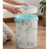 DYPASA Garbage Can Plastic Trash Can Marble Pattern Office Bathroom Kitchen Trash Bin Living Room Bedroom Waste Bin Without Lid European Style Wastepaper Basket (Color : Gold) view 4