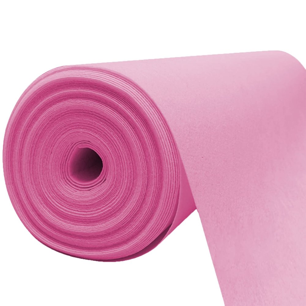 Aisle Runner for Weddings, Event Carpet Pink Runway Rug 2mm Non-Slip Rug Runners Floor Mat for Christmas Wedding Party Hallway Stairway Decoration, Cuttable (Size : 1.2x50m)