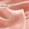 Towels For Bathroom 4 Piece Set,Face Towels,Pure Cotton,Comfy,Durable,Quick-Drying,Fade-Resistant,14x29 Inch,Individually Sealed Packaging,Ideal For Bathroom,Gym ( Color : Pink-green-grey-blue ) view 3