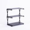 CAYNUT Shelf Three-Layer Folding Aluminum Alloy Outdoor Camping Home Kitchen Floral Light 1.6KG view 3