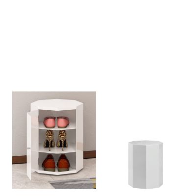 Shoes Organizer Cabinet,Rotating Shoe Rack Tower,Shoe Cabinet for Entryway,Hidden Shoe Rack,Rotating Shoe Cabinet Vertical Round Shoe Rack Storage Shoe Storage Cabinet Shoe Closet with Doors (Color :
