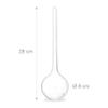 Relaxdays Watering Balls, Set of 10, H x D: 28 x 8 cm, Thirst Balls for Flowers and Plants, 250 ml, Plastic, Transparent view 4