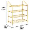 LIOONS Shoe Racks Metal Shoe Shelf Large Capacity Shoe Storage for Closets Entryways Shoe Stand, Shoe Cabinet, Shoe Tower view 3