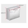 Paper Towel Dispenser Hand Towel Dispenser No Punch, Wall Mount, Stainless Steel Paper Towel Holder C-Type Folding, Flip Cover Toilet Roll Holder High Capacity view 2