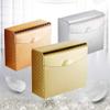 Paper Towel Dispenser Hand Towel Dispenser No Punch, Wall Mount, Stainless Steel Paper Towel Holder C-Type Folding, Flip Cover Toilet Roll Holder High Capacity view 3