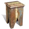 CHARMMA Stool Solid Reclaimed Wood view 1