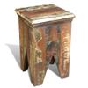 CHARMMA Stool Solid Reclaimed Wood view 3