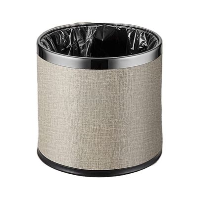 KYUSAR Trash Can Garbage Bin Round Trash Can for Kitchen Bathroom Office 10L Capacity Waste Bins Recycling Bins (Color : C)
