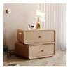 Smart Nightstand with USB Charging Station,Side Table With Drawer,Bedside Storage Cabinet for Bedroom,Upper Rotatable,Modern Solid Wood Bedside Table,for Living Room,Sofa,Office Multi-color Optional ( view 1