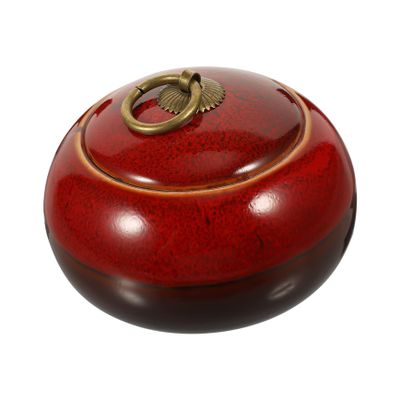 DOITOOL Transform Ceramic Tea Sugar Canisters Ornament Container Decorative Tea Jar Ceramic Storage Jars Coffee Storage Container Containers with Lids Salt Bottles Ceramics Dry Food