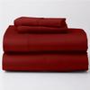 Real 800-Thread-Count, 100% Egyptian Cotton |Short Queen Size, Burgundy Color| 4 PC Sheet Set, 800TC Egypt Long Staple Cotton, Made to Fit Upto 12" Deep Pockets Hotel Quality Soft Silky Sateen Weave view 1