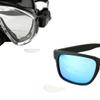 TRIFUTORO 2 Pack, High Magnification Power Stick On Bifocal Lenses Reusable Reader Adhesive Sticker Reading Sunglass Glasses (Clear, 5.5, multiplier_x) view 1
