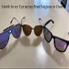 TRIFUTORO 2 Pack, High Magnification Power Stick On Bifocal Lenses Reusable Reader Adhesive Sticker Reading Sunglass Glasses (Clear, 5.5, multiplier_x) view 3