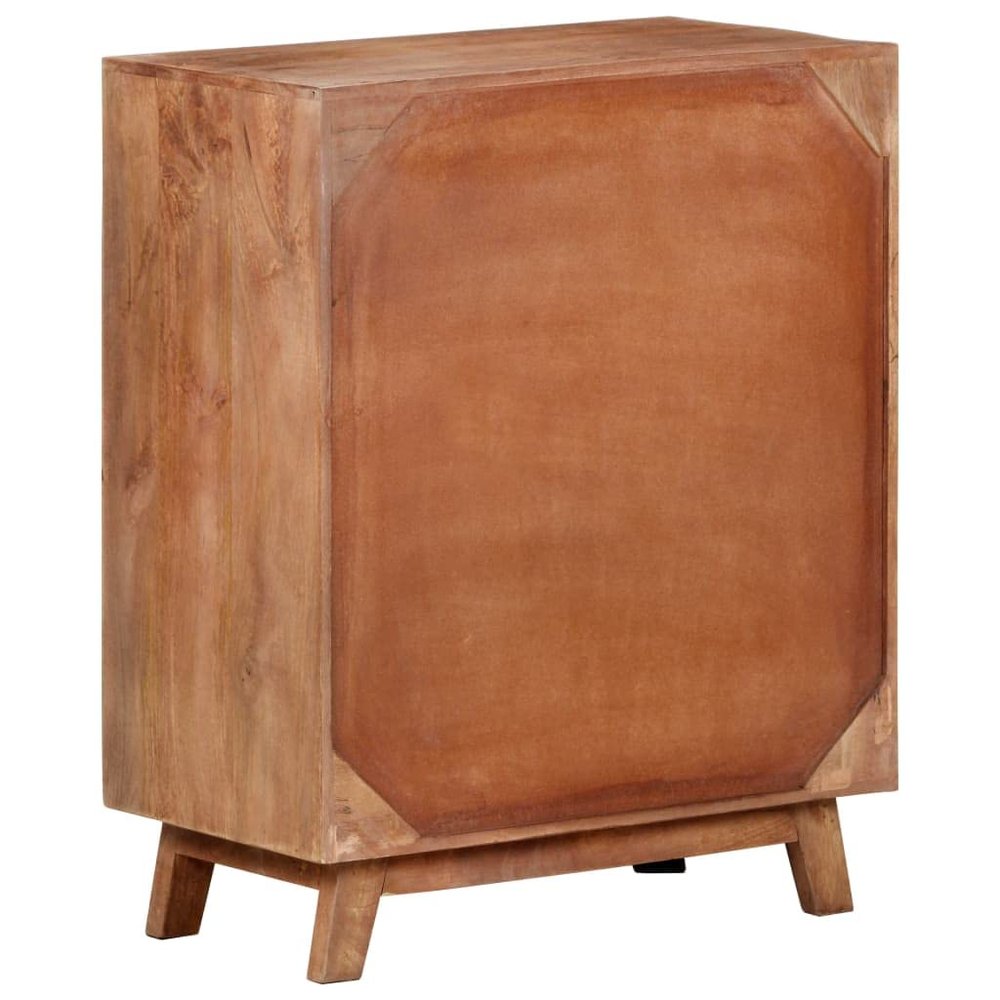 CUMYZO Sideboard 24"x13.8"x29.9" Solid Mango Wood 23.4kg/51.48ib Buffets & Sideboards