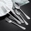 Hammered Silverware Set for 16 Unique Pattern Design Flatware Set, Stainless Steel Silver Cutlery Utensil Set,Home Kitchen Eating Tableware Set for Restaurant Hotel Family Daily 80 piece view 1