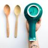 17 Color +, Turquoise Ceramic Spoon Rest, Handmade pottery, Spoon, Kitchen decor, Spoon holder, paint ceramic xmas present, Gastronomy gifts view 2