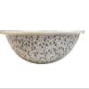 Bathroom Blue Spiral Vessel Sink, Spiral Pattern Washbasin, Modern Design Solid Surface Basin, Ceramic Laundry Basin, Bathroom Inspiration view 3