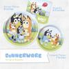 Unique Bluey Birthday Party Supplies | Serves 16 Guests | Officially Licensed Bluey Party Decorations - Banner, Table Cloth, Dinner & Cake Plates, Napkins, Sticker view 3
