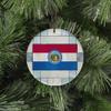 Missouri Christmas Ornament - Faux Stained Glass Design Effect Featuring State Flag - 2026 Hanging Acrylic Disc Decoration for Tree - Unique and Home Decor view 2