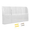 4 Case Storage Box Acrylic Organizer Wall Mount Organizer with 4 Compartment Air Conditioner Remote Control Holder Mobile Phone Storage Box for Home Office Living Room Bedroom view 3