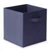 Casafield Set of 12 Collapsible Fabric Cube Storage Bins, Navy Blue - 11" Foldable Cloth Baskets for Shelves, Cubby Organizers & More view 2