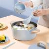 BOMMEL Pots,Saucepan Cooking Pot Small Sauce Non-Stick Granite Coating Small Pot Soup Pot with Double Wooden Handle Lid view 3