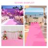Pink Aisle Runners for Weddings, 2mm Aisle Carpet Runner Non-Slip Polyester Runway Rug for Beach Party Decoration Event Ceremony Walkway Carpet Roll, Cuttable (Size : 1x10m) view 4