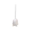 Wall Mounted Toilet Brush and Holder Set Plastic Long Handle Toilet Cleaning Brush Floor Silicone Toilet Bowl Brush view 1