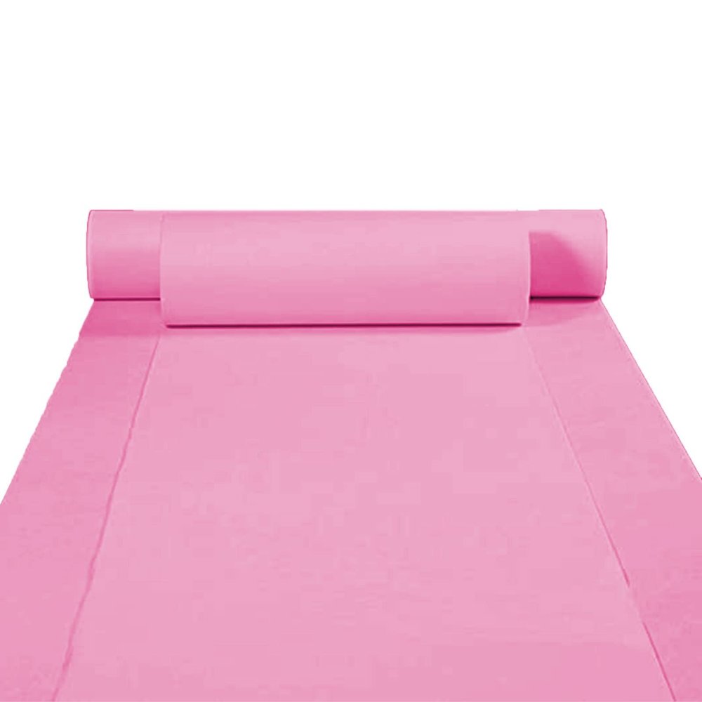 Pink Wedding Aisle Runner Carpet 2mm Thickness Walkway Runner Stairway Rug Mat for Party Decoration Prom Business Outdoor Reception Rug Cuttable Exhibition Hallway Carpet Roll (Size : 1.5x30m)