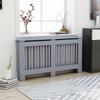 CUMYZO Radiator Cover Anthracite 59.8"x7.5"x31.9" MDF 11.95kg/26.29ib Heating Radiator Accessories view 1