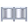 CUMYZO Radiator Cover Anthracite 59.8"x7.5"x31.9" MDF 11.95kg/26.29ib Heating Radiator Accessories view 3