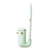 ROHNES Disposable Toilet Brush and Holder Replaceable Brush Head Toilet Cleaning Brush Set Home Toilet Bowl Brush for Bathroom view 1