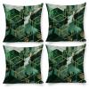 Set of 4 Colorful Abstract Mid Pillow Covers 20 x 20-Inch Century Watercolor Geometric Marble Tie Dye Outdoor Sofa Throw Pillows Cover for Couch Living Room Bed view 1