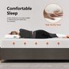 PayLessHere | 10 Inch Twin Mattress | Medium Firm Gel Memory Foam Mattress | White | with Washable Zipper Cover | for Pressure-Relieving Cool Sleep | Bed in a Box, CertiPUR-US Certified view 3