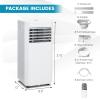 PETSITE 8000 BTU Portable Air Conditioner, 3 in 1 AC Cooling Unit with Remote Control, Dehumidifier, Sleep Mode, Window Kit, Personal AC Unit for Bedroom view 4