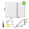 Fixwal 16.5 X 12 X 0.6in Shelves for Room Wall, White Floating Shelves for Wall, Large Rustic Wood Wall Shelf for Bathroom, Kitchen, Laundry Room, Living Room Decor view 4