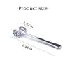 AKAZI Meat Tenderizer, Meat Mallet Zinc Die, Silver-Black, Non-Slip Handle, Designed for Roasting Beef and Pork Chops. view 2