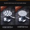 AKAZI Meat Tenderizer, Meat Mallet Zinc Die, Silver-Black, Non-Slip Handle, Designed for Roasting Beef and Pork Chops. view 3
